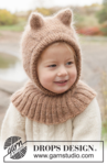 50-1 Forest Cub Balaclava by DROPS Design