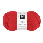 Gjestal Baby Ull 8547 Punainen oranssi