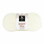 Gjestal Baby Ull 0017 Puolivalkaistu valkoinen