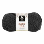 Gjestal Baby Ull 8556 Tummanharmaa