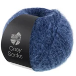 Lana Grossa Cosy Socks 13 Tummansininen