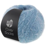 Lana Grossa Cosy Socks 14 Kyyhkysensininen