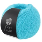 Lana Grossa Cosy Socks 23 Turkoosi