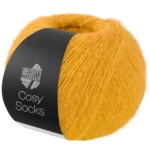 Lana Grossa Cosy Socks 11 Keltaoranssi