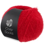Lana Grossa Cosy Socks 17 Punainen