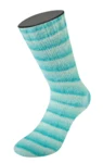 Lana Grossa Cosy Socks Soft Stripes 102 Jade/vaaleanvihreä/valkovihreä/murtovalkoinen