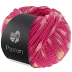 Lana Grossa Popcorn 03 Pinkki/roosa/greige/keltainen