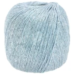 Lana Grossa Brillino 22 Vaaleansininen/Hopea