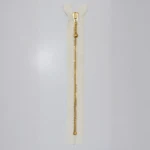 YKK Kiinteä Vetoketju, Messinki, 4 mm 841 Ecru