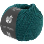 Lana Grossa Cool Merino 45 Petroolinsininen