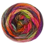Lana Grossa Colorissimo 219 Harmaa/Tummanruskea/Violetti/Punavioletti/Oranssi/Punainen/Keltainen/Vaaleanvihreä/Vaaleanpunainen/Mintunharmaa/Koralli