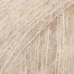 DROPS BRUSHED Alpaca Silk 04 Vaalea beige (Uni colour)