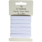 Go Handmade Kuminauha: 5 m x 10 mm, Valkoinen