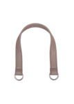 Go Handmade Laukun kahva O-renkaalla: Beige/hopea