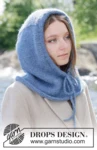 270-1 Blueberry Hood by DROPS Design