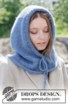 270-1 Blueberry Hood by DROPS Design