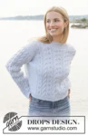 273-3 Lucky Cables Sweater by DROPS Design