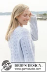 273-3 Lucky Cables Sweater by DROPS Design