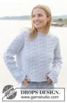 273-3 Lucky Cables Sweater by DROPS Design