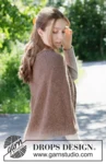 Forest Fall Poncho – DROPS 272-19, ruskea poncho (4)