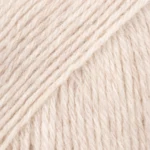 DROPS Fabel Uni Colour 124 Valkoinen hiekka