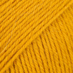 DROPS Fabel Uni Color 111 Sinapinkeltainen