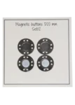 Go Handmade Magneettinapit 20 mm (2 kpl): Harmaa