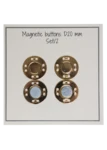 Go Handmade Magneettinapit 20 mm (2 kpl): Kulta