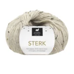 Du Store Alpakka Sterk 932 Vaalea beige meleerattu tweed