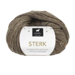 Du Store Alpakka Sterk 933 Ruskea meleerattu tweed