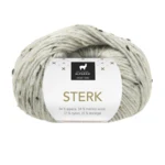 Du Store Alpakka Sterk 930 Vaaleanharmaa meleerattu tweed