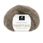 Du Store Alpakka Faerytale 817 Tumma harmaanruskea meleerattu tweed
