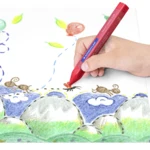 STAEDTLER Noris Club jumbo 229 vahaväriä, 12 kpl – Käyttö