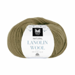Dale Lanolin Wool 1458 Oliivinvihreä