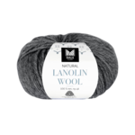 Dale Lanolin Wool 1419 Tummanharmaa kirjava