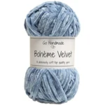Go Handmade Bohéme Velvet Dobbelt 17626 Jeans blå