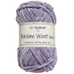 Go Handmade Bohéme Velvet Dobbelt 17636 Lavender