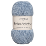 Go Handmade Bohème Velvet Fine 17606 Farkut sininen