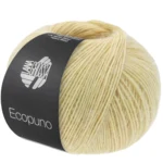 Lana Grossa Ecopuno 228 Pastellinkeltainen