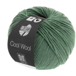 Lana Grossa Cool Wool 2021 Tummanharmaa-vihreä