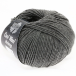 Lana Grossa Cool Wool 412 Tummanharmaa meleerattu