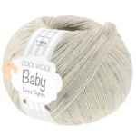 Lana Grossa Cool Wool Baby 376 Hopeanharmaa/Taupe/Vaaleanharmaa