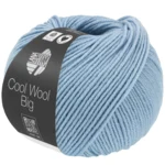 Lana Grossa Cool Wool Big 1702 Vaaleansininen meleerattu