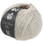 Lana Grossa Cool Wool Big 1691 Greige meleerattu
