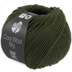 Lana Grossa Cool Wool Big 1695 Vadmelinvihreä meleerattu