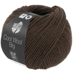 Lana Grossa Cool Wool Big 1709 Harmaanruskea meleerattu