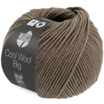 Lana Grossa Cool Wool Big 1708 Taupe meleerattu