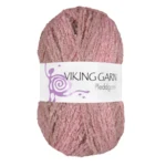 Viking Pleddgarn 763 Ruskea/Vaaleanpunainen