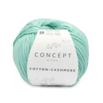 Katia Cotton-Cashmere 87 Vaaleanvihreä