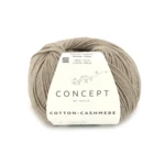 Katia Cotton-Cashmere 91 Harmaa beige